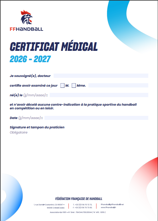 image certificat médical