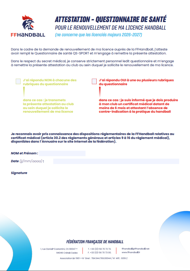 image questionnaire santé majeur